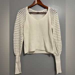 Crochet-Sleeve 525 Sweater